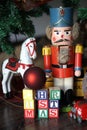 Christmas Vintage Toys Royalty Free Stock Photo