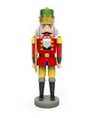 Christmas vintage wooden nutcracker toy.