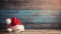 christmas vintage wooden Santa Royalty Free Stock Photo