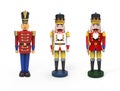 Christmas vintage wooden toys - nutcrackers and soldier.