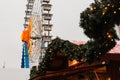 Christmas wheel at Alexanderplatz in Berlin, Germany.