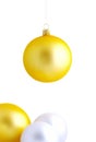 Christmas white background Royalty Free Stock Photo