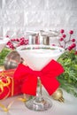 Christmas white martini