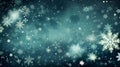 Christmas and winter background blue wallpaper with white Snowflakes falling snow, abstract landscape. Cold weather effect Royalty Free Stock Photo