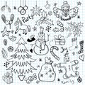 Christmas and Winter Holiday Doodles