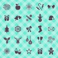 Christmas and winter icons