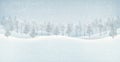 Christmas winter landscape background. r. Royalty Free Stock Photo