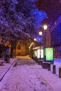 Christmas winter night at Maribor City, Slovenia