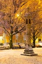 Christmas winter night at Maribor City, Slovenia