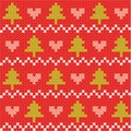 Christmas and winter seamless background