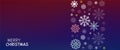 Christmas winter snowflakes decoration color