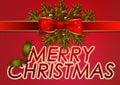 Christmas wishes digital card design Royalty Free Stock Photo