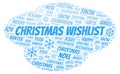 Christmas Wishlist word cloud