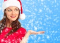 Christmas woman Royalty Free Stock Photo