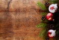 Christmas wood background