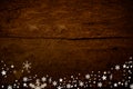 Christmas wooden background