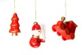 Christmas wooden toys decorations