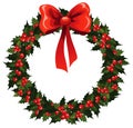 Christmas wreath Royalty Free Stock Photo