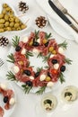 Christmas wreath - antipasto