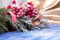 Christmas wreath branches