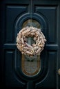 Christmas wreath with cones