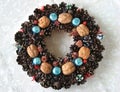 Christmas wreath made of natural materials