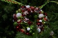 Christmas Wreath in Piegeon Froge, Tn Royalty Free Stock Photo