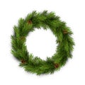 Christmas wreath Royalty Free Stock Photo