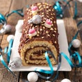 Christmas yule log