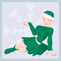 ChristmasGirl Royalty Free Stock Photo