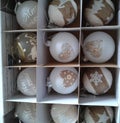 Christmass balls in the box