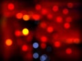 Christmass mood red blue bokeh background. Royalty Free Stock Photo