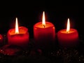 Christmast candle Royalty Free Stock Photo