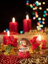 Christmast decoration composition Royalty Free Stock Photo