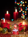 Christmast decoration composition Royalty Free Stock Photo