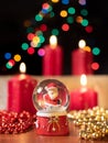 Christmast decoration composition Royalty Free Stock Photo