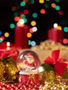 Christmast decoration composition Royalty Free Stock Photo