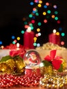 Christmast decoration composition Royalty Free Stock Photo