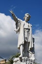 Christopher Columbus sculpture, Santa Margherita Ligure, Genoa, Italy.