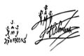 Christopher Columbus signatures