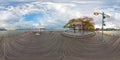 Christopher Street Pier Park New York. 360 equirectangular photo VR