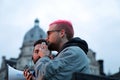 Christopher Wylie, a former director of research at Cambridge Analytica, addresses the crowd at the Fair Vote rally