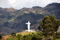Christus statue Cusco - Peru South America Royalty Free Stock Photo