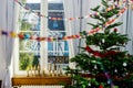 Chriustmas and New Year home indoor decoration Royalty Free Stock Photo