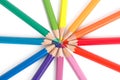 Chromatic colouring pencil ring Royalty Free Stock Photo