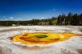 Chromatic Pool, Upper Geyser Basin, Yellowstone National Park Royalty Free Stock Photo