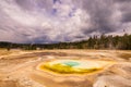 Chromatic Pool in the Yellowstone National Park Royalty Free Stock Photo