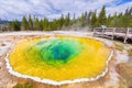 Chromatic Pool in the Yellowstone National Park Royalty Free Stock Photo