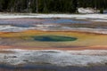 Chromatic Pool at Yellowstone National Park Royalty Free Stock Photo