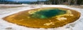 Chromatic pool, Yellowstone National Park Royalty Free Stock Photo